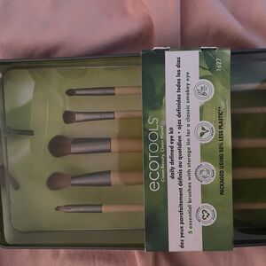 EcoTools Green and Tan Makeup Brush Set